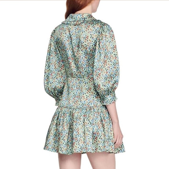 SANDRO 💯% SILK DRESS 💛💛💛 - Picture 2 of 5